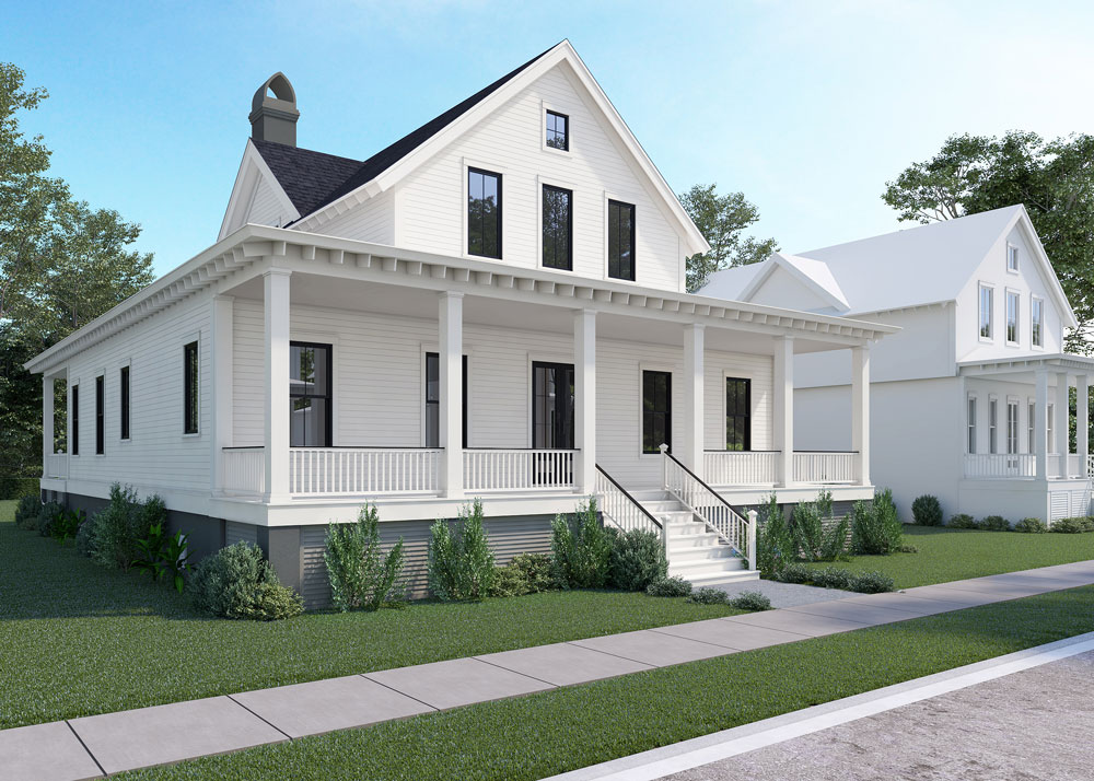 Exterior home rendering for Hibben at Bell Hall