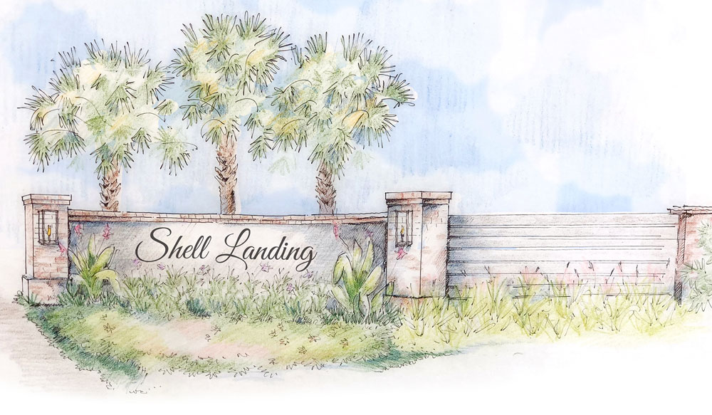 Shell Landing entrance rendering